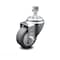 Service Caster 3.5 Inch Thermoplastic Rubber Wheel Swivel 1/2 Inch Threaded Stem Caster SCC SCC-TS20S3514-TPRB-121315 - alternate 1